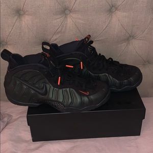 Air Foamposite Pro Sequioa/black team orange